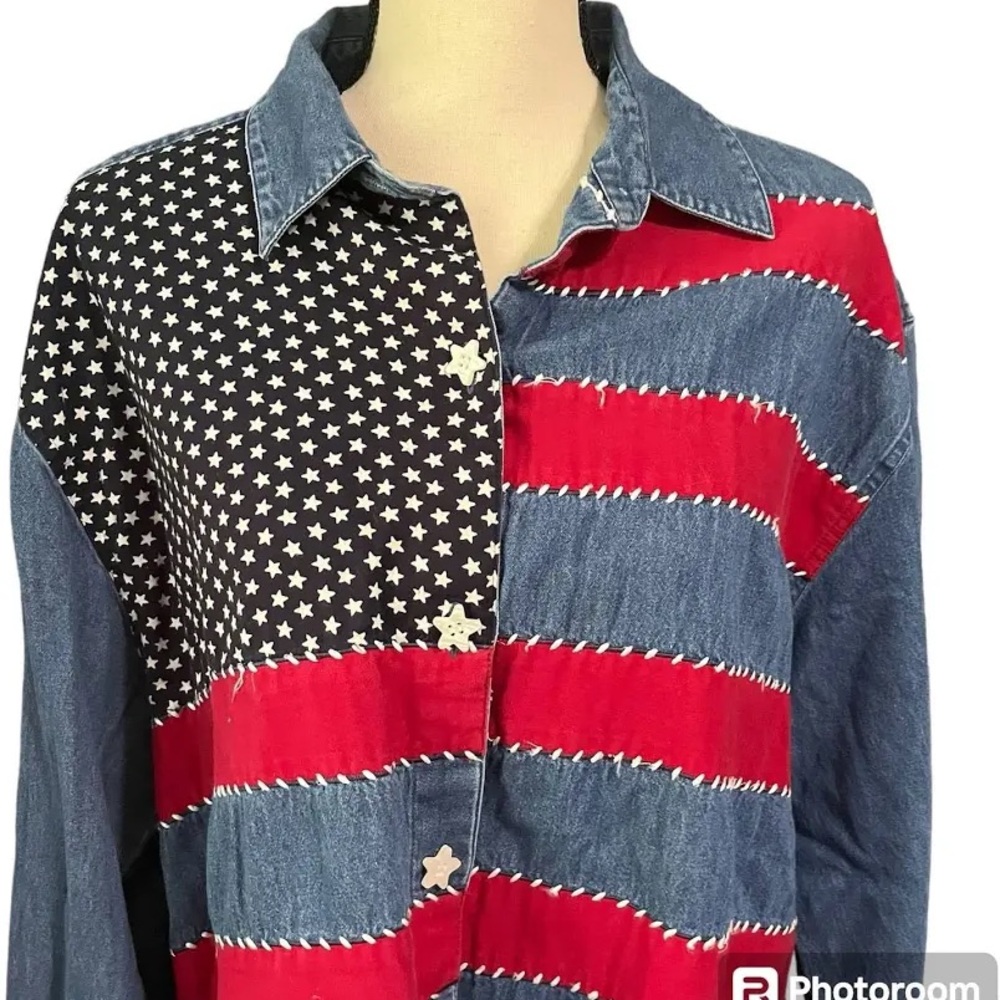 Vintage Carolina Blues denim Americana button up